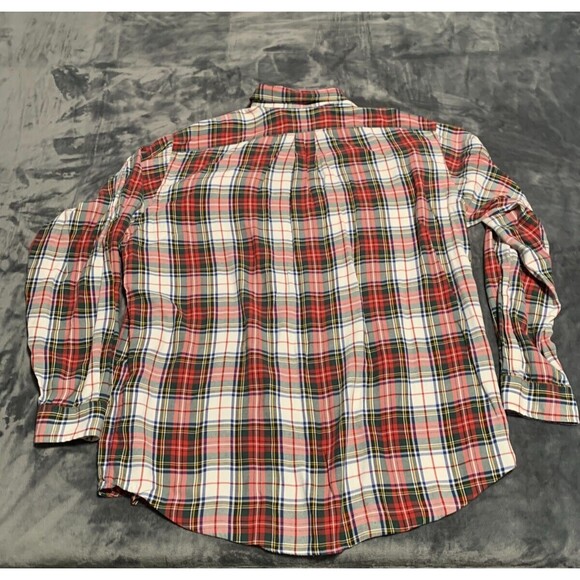 Polo Ralph Lauren Shirt Men's XL Whitfield Red Plaid Button Down Flap Pockets - Picture 4 of 9